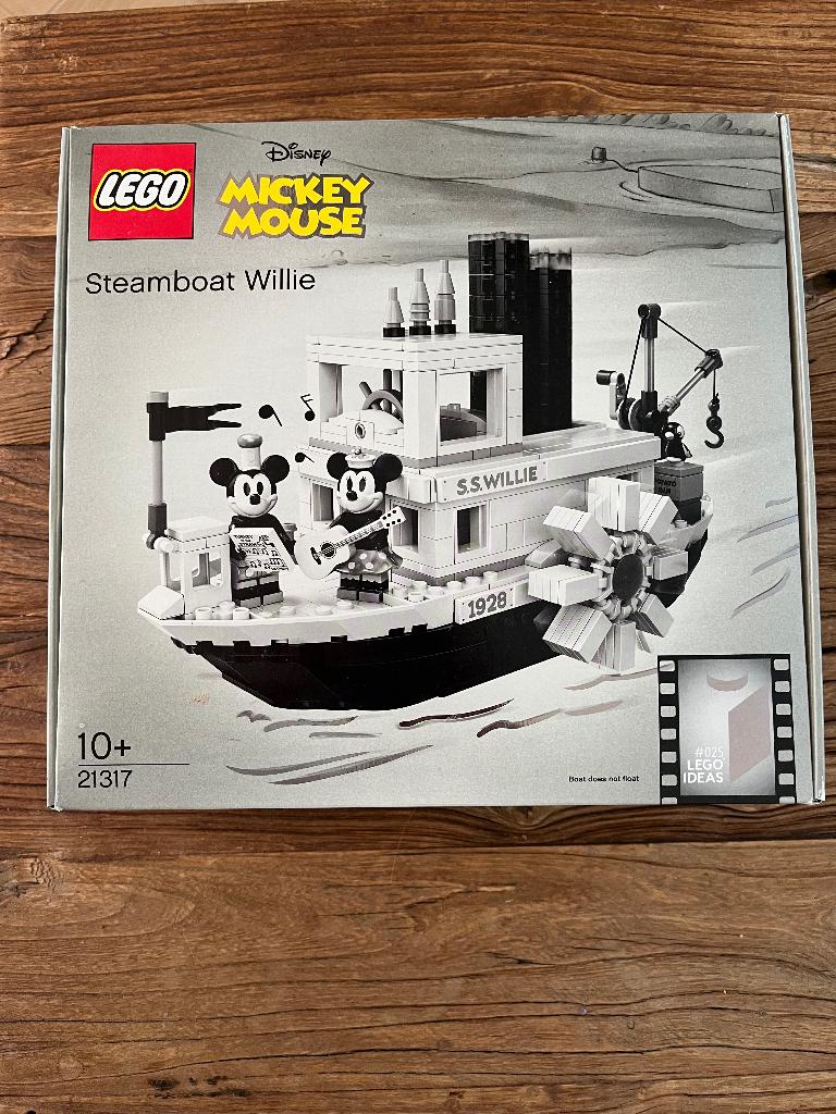 Lego Mickey Mouse stoomboot, Ophalen, Nieuw, Complete set, Lego