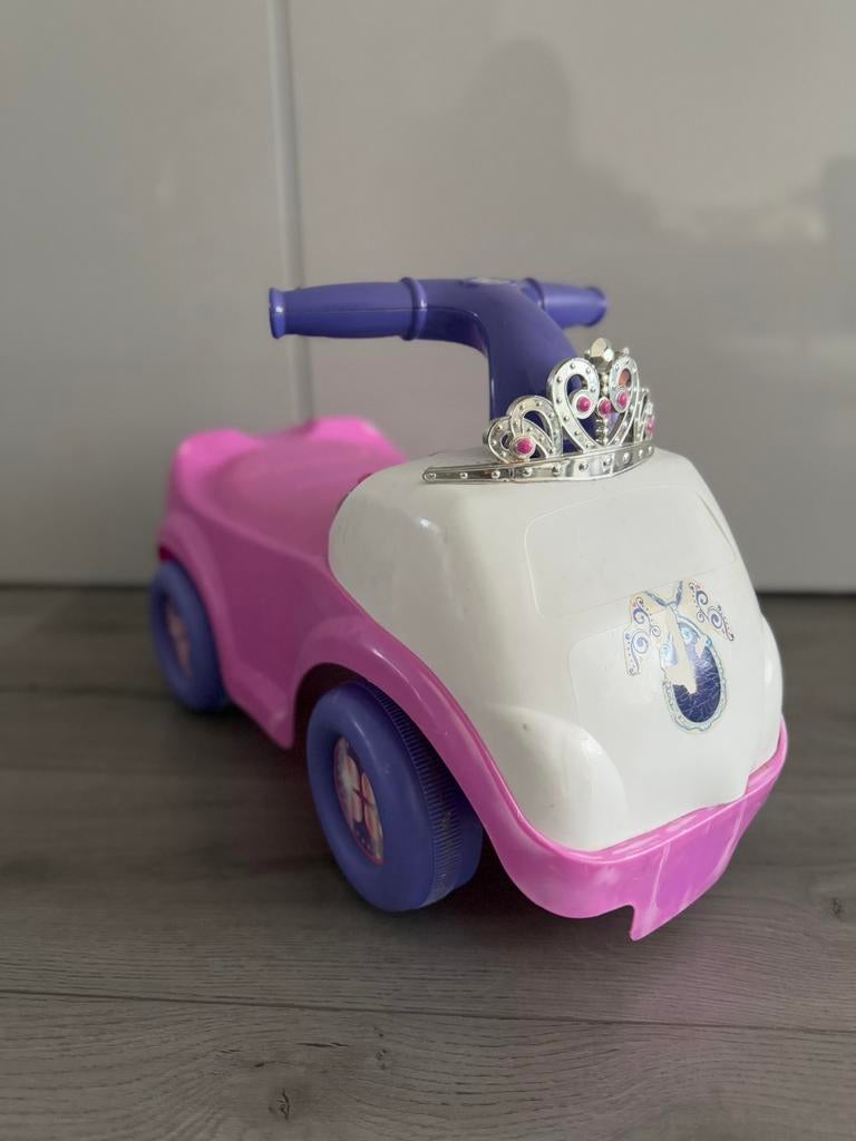 Prinsessen loopauto met geluid, Ophalen, Zo goed als nieuw