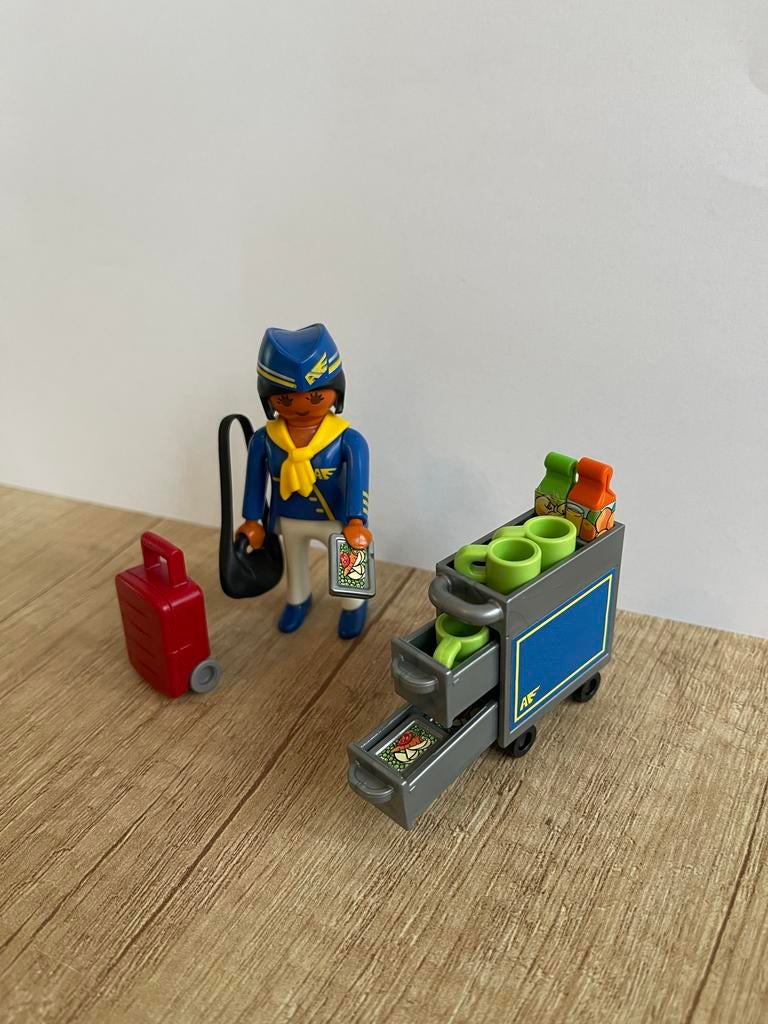 Playmobil Stewardess 4761, Ophalen, Zo goed als nieuw, Complete set