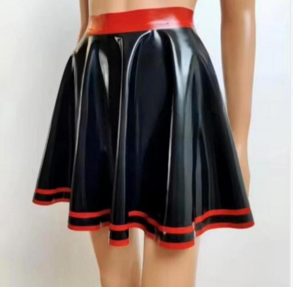 Latex rokje, tm 3XL, Verzenden, Nieuw, Boven de knie