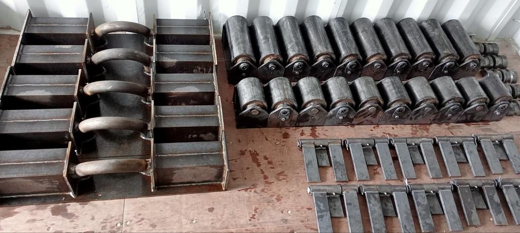 Container onderdelen haakarm rollen wielen, Ophalen, WTTS, Info@wtts.nl, WTTS