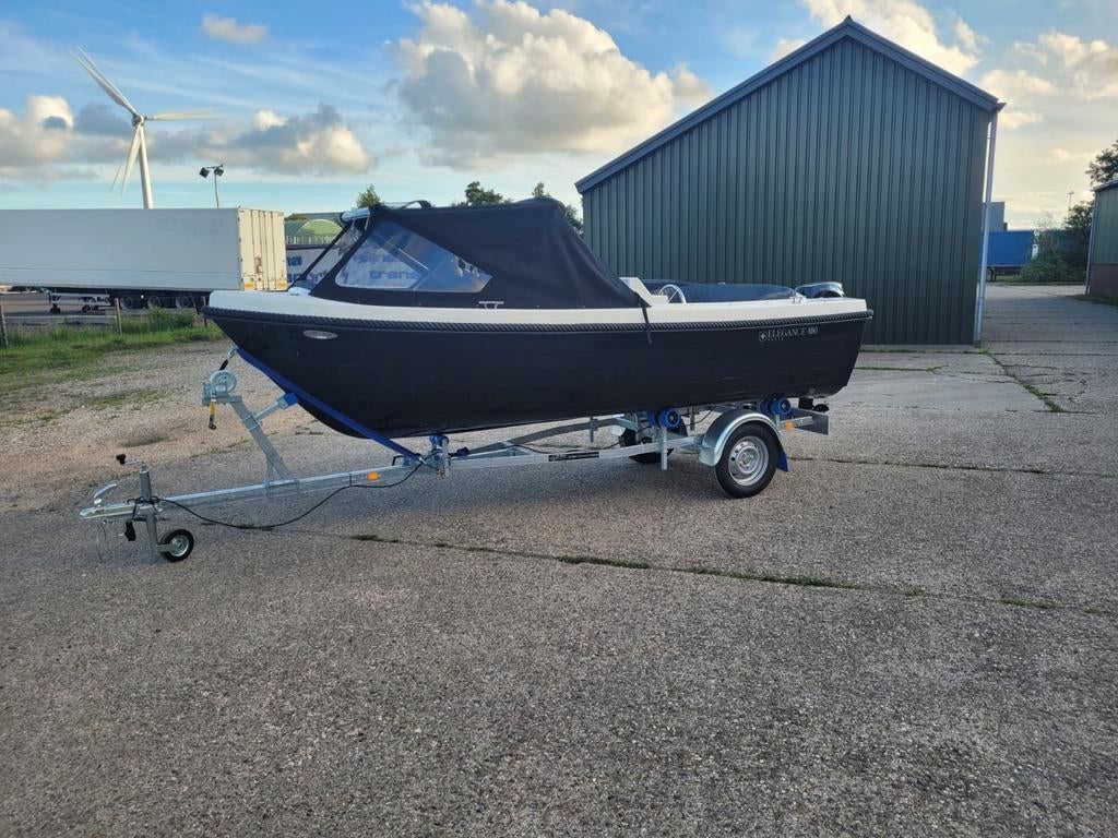 Nieuwe Elegance 480 met 15 pk Tohatsu vaarbewijsvrij! 2026, Ophalen, 10 tot 30 pk, Nieuw, 3 tot 6 meter
