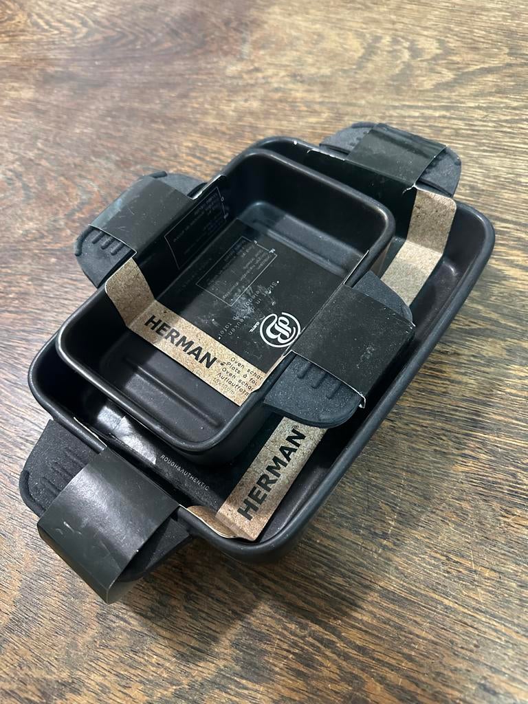 Herman Authentic Pannenset - Nieuwstaat, Huis en Inrichting, Keuken | Potten en Pannen, Overige materialen, Inductieplaat, Pannenset