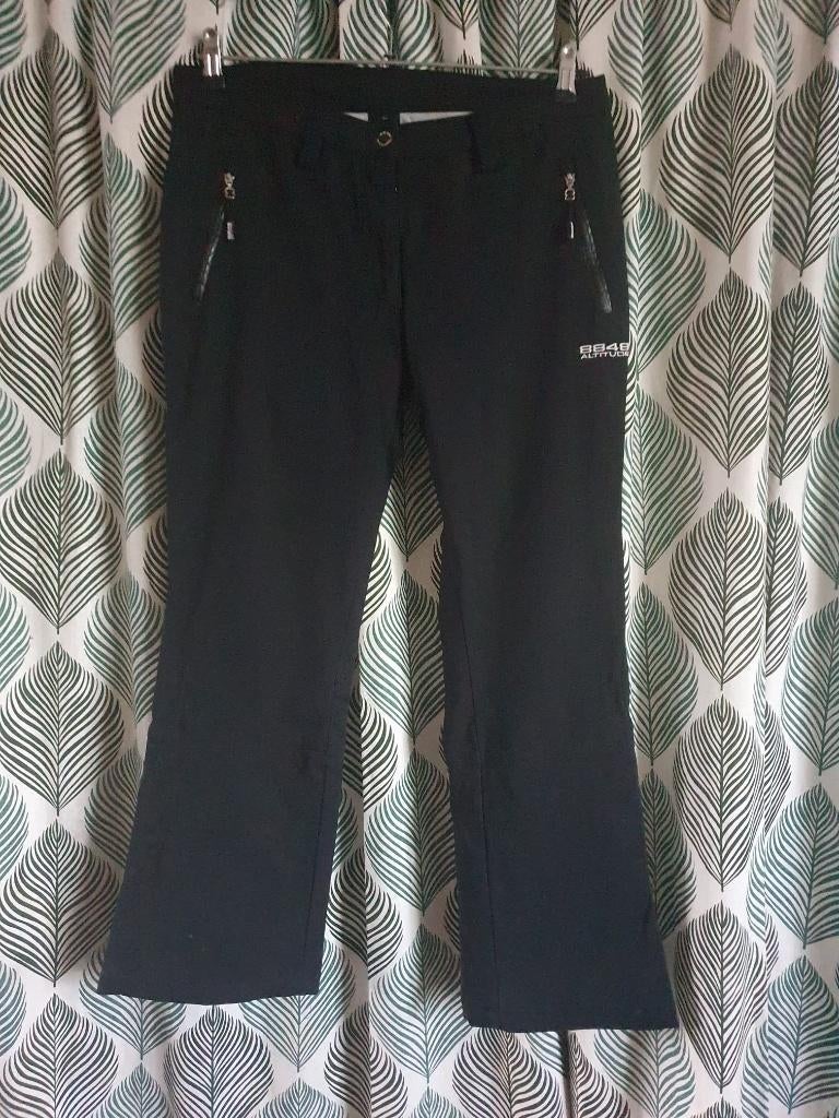 8848 Altitude Skibroek zwart maat 42 - zwarte ski broek, Broek, 8848 Altitude, Maat 42/44 (L), Ophalen of Verzenden