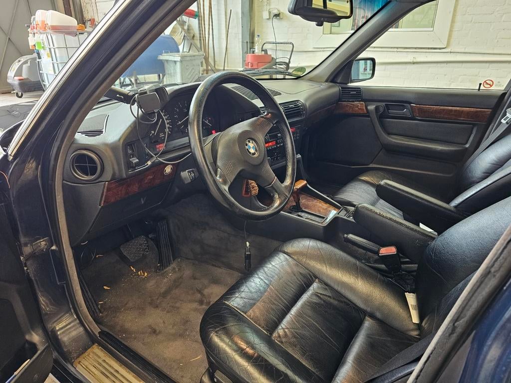 BMW 1994 Blauw E34 e34 540i v8 touring leder, foto 10
