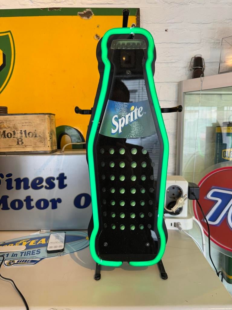 Sprite reclame NeoN reclame verlichting, Verzamelen, Merken en Reclamevoorwerpen, Ophalen, Gebruikt, ., Lichtbak of (neon) lamp