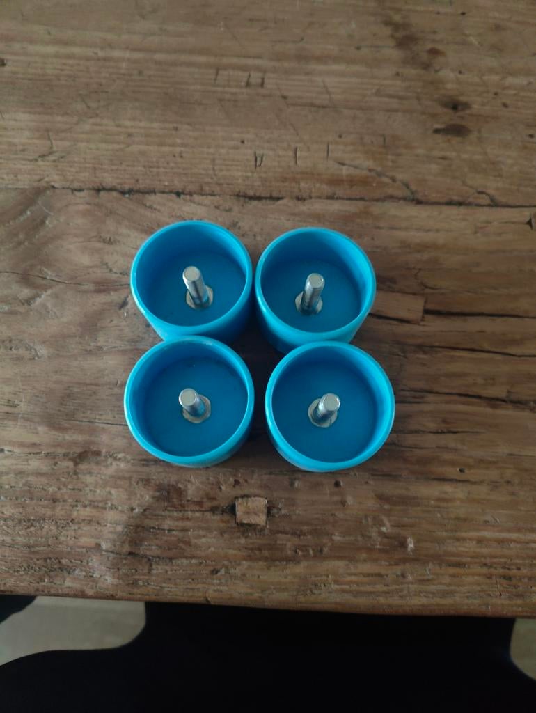 Ikea Stuva Grundlig Pootjes - Set van 4, Ophalen of Verzenden, Gebruikt, Metaal