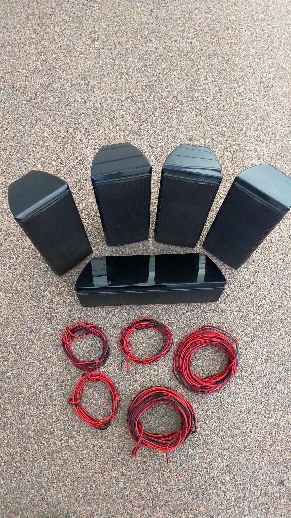 SAMSUNG - Surround speakerset 5.1 PS-RBD2E, Overige merken, Gebruikt, Ophalen of Verzenden, 60 tot 120 watt