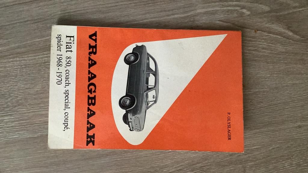 Fiat 850, Auto diversen, Handleidingen en Instructieboekjes, Ophalen