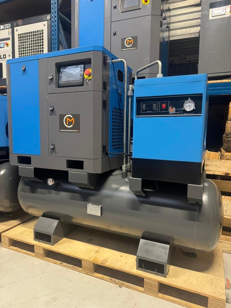 Energie besparen ? Frequentie geregelde schroefcompressor, 800 liter/min of meer, Nieuw, Ophalen of Verzenden, Geluidgedempt