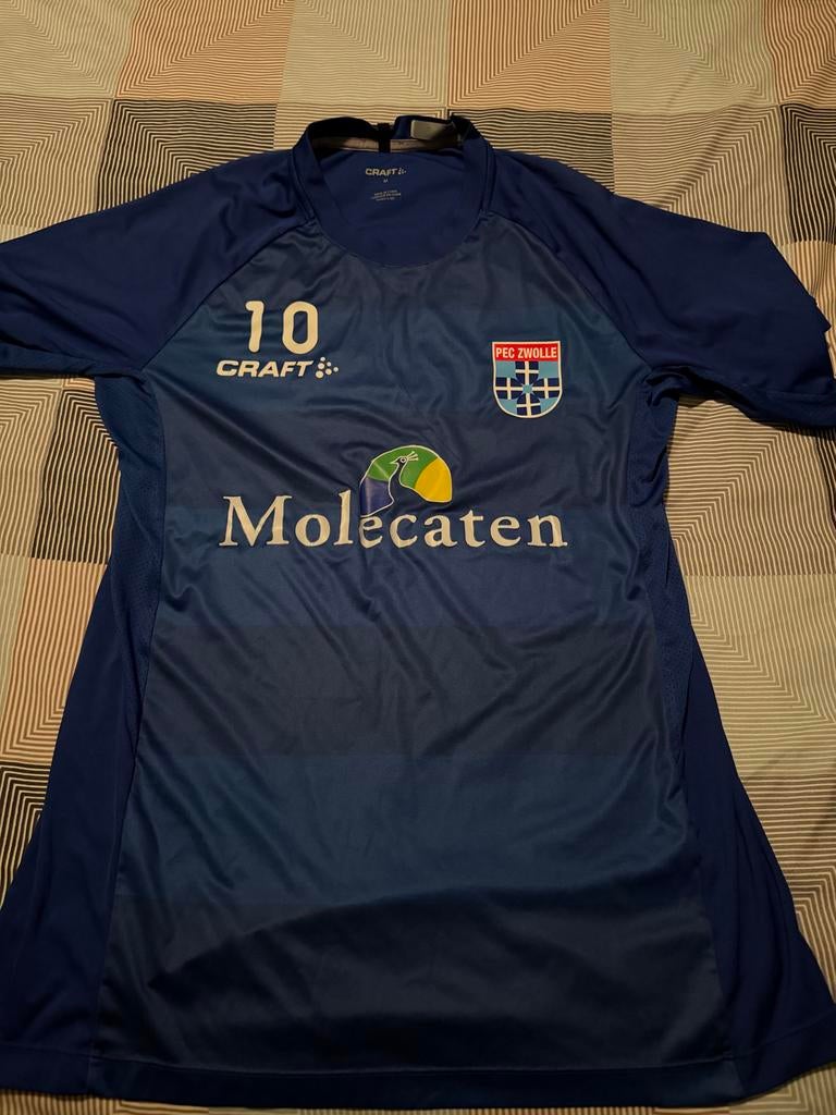 PEC Zwolle shirt blauw - Maat M, Verzenden, Zo goed als nieuw, Blauw