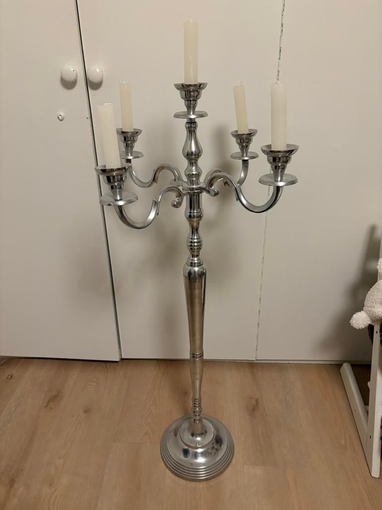 Riviera Maison grote kaarsenstandaard/houder, Overige materialen, Ophalen of Verzenden, Zo goed als nieuw, 75 cm of meer