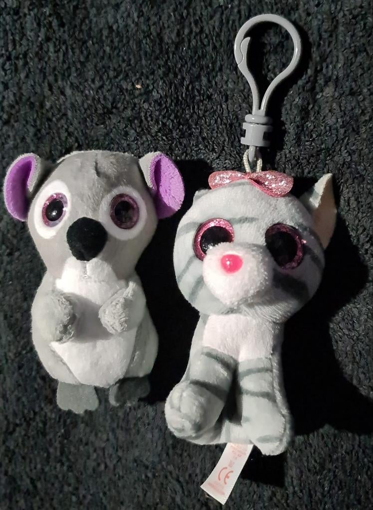 Ty Beanie Boo's Clip Kiki Kat en Ty Beanie Baby Koala Kookoo, Ophalen of Verzenden, Zo goed als nieuw