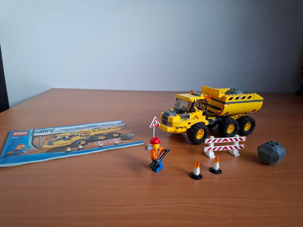 Lego City Kiepwagen 7631, Ophalen of Verzenden, Zo goed als nieuw, Complete set, Lego