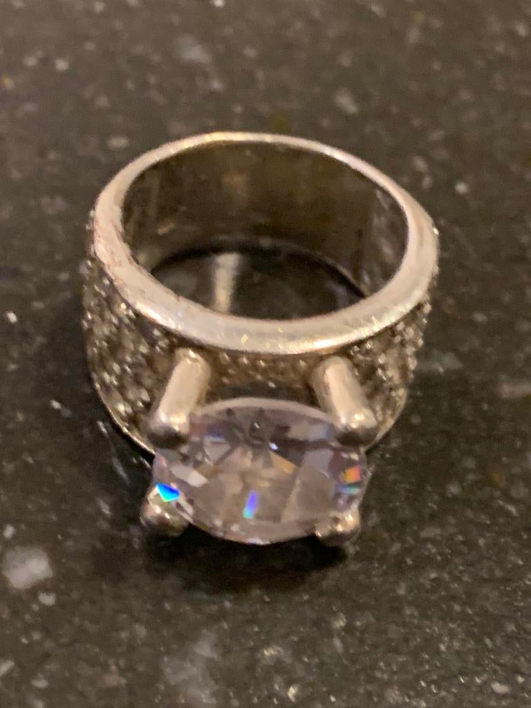 Diverse zilveren ringen ketting enz oa Ti Sento tisento enz, Ophalen of Verzenden