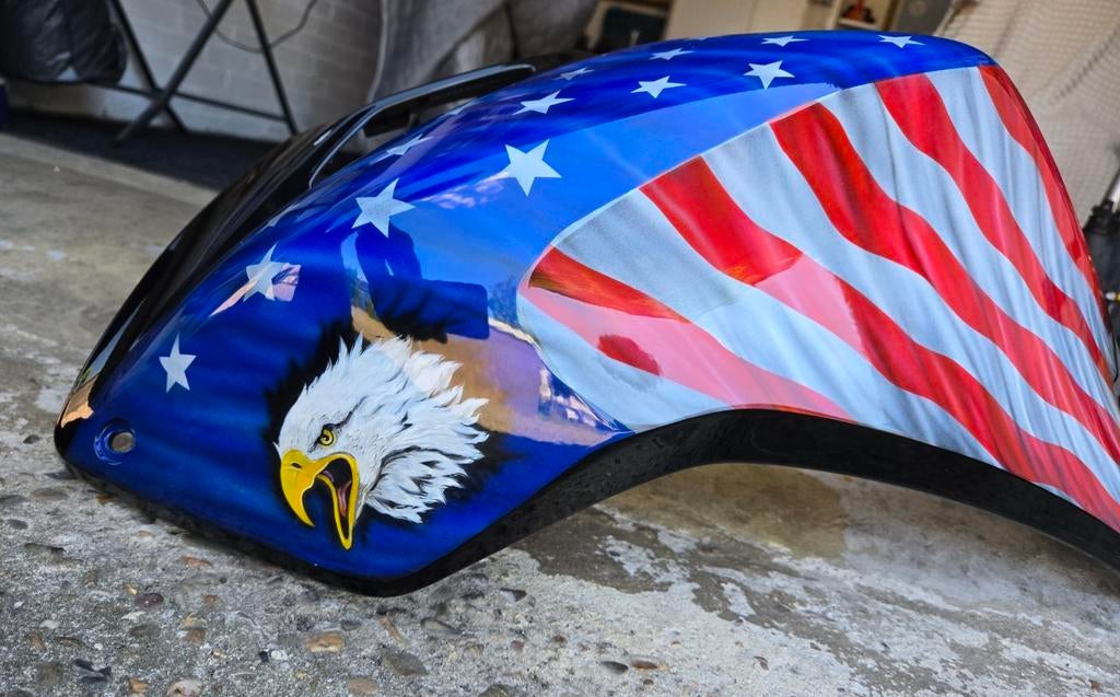 Tankkap Honda nc750s HONDA NC 700s USA 🇺🇲 Airbrush frunk., Motoren, Ophalen of Verzenden