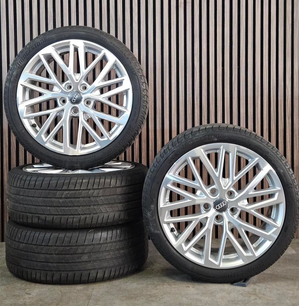 Nette 18" Orig AUDI A3 Velgen+Goede Amerk Zomerbanden 5x112, Ophalen, Gebruikt, Banden en Velgen, Audi