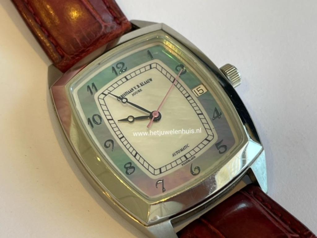 Christiaan van der Klaauw Vesta Mark II unisex horloge, Sieraden, Tassen en Uiterlijk, Horloges | Heren, Gebruikt, Polshorloge