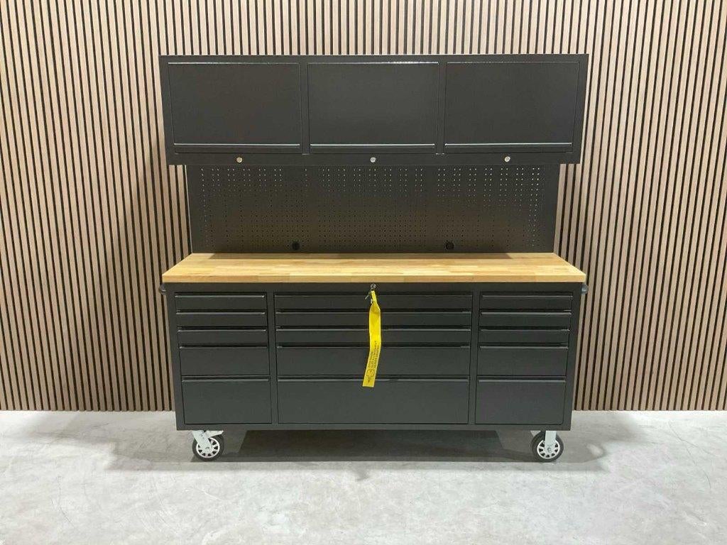 Stahlworks Deluxe Black 72 inch high 15 laden Werkbank new‼️, Ophalen, Nieuw, 170 cm of meer