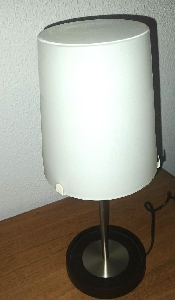 IKEA tafellamp - Type B0404 - model Basisk - jaren 90, Huis en Inrichting, Lampen | Tafellampen, Gebruikt, Minder dan 50 cm, Glas