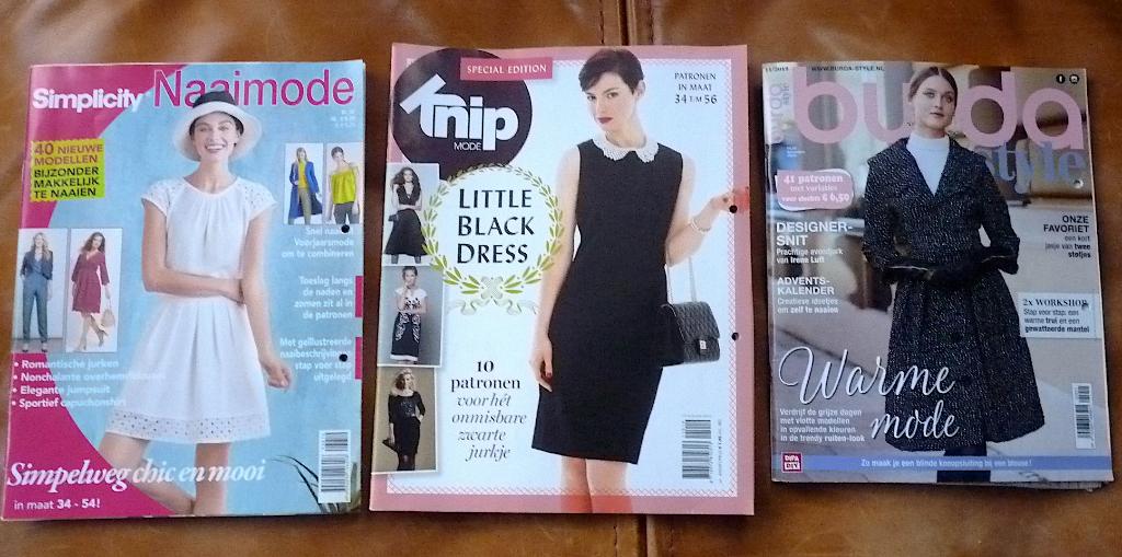 Burda - Knipmode en Simplicity  3 bladen vol mooie patronen, Hobby en Vrije tijd, Verzenden, Vrouw, Burda, Overige typen