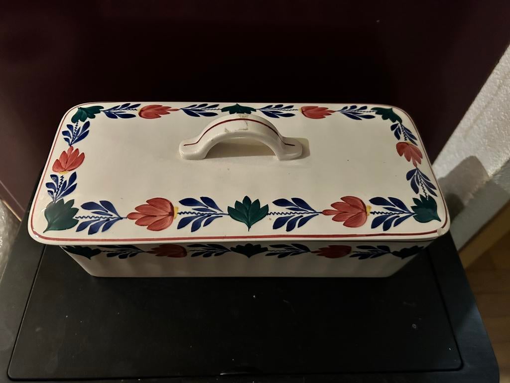 Boerenbont Cakedoos mooi speciale prijs,alleen deze week, Antiek en Kunst, Ophalen of Verzenden
