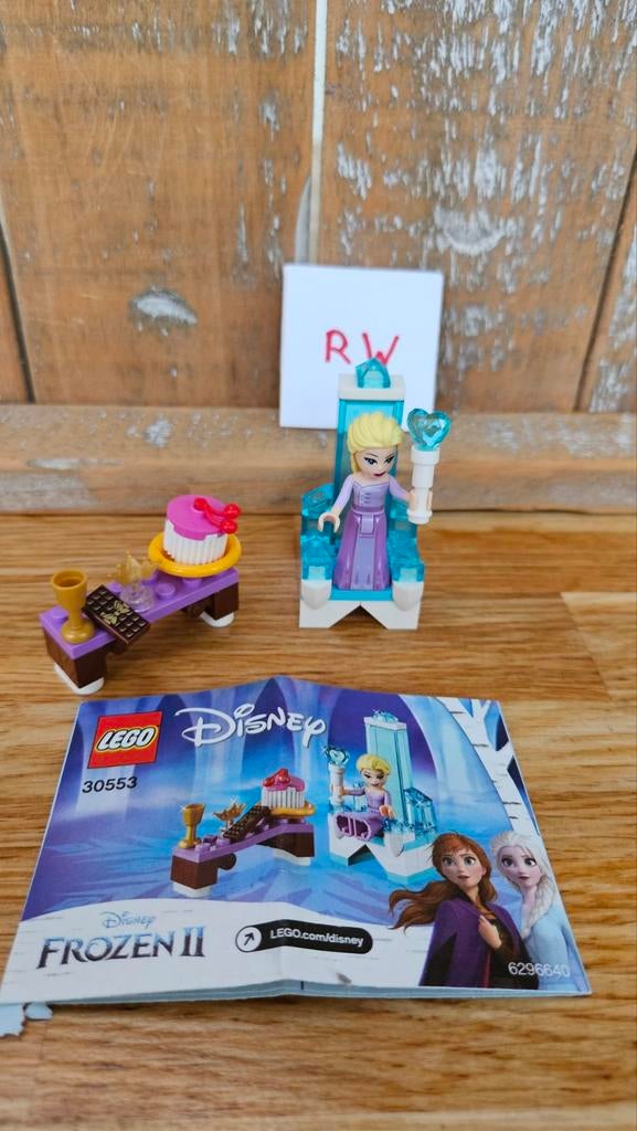Lego Frozen 30553 Elsa's wintertroon, Ophalen of Verzenden, Zo goed als nieuw, Complete set, Lego