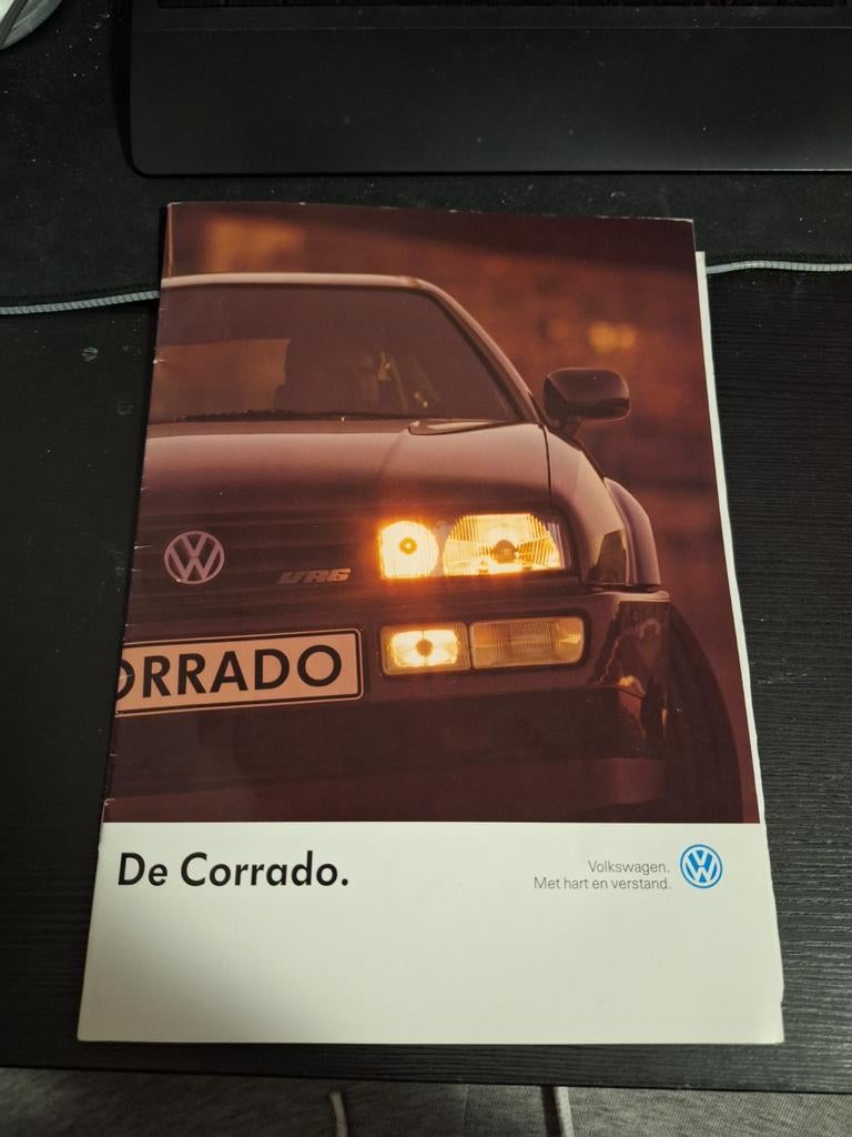 Volkswagen Corrado Brochure 1993 + Technische gegevens, Ophalen of Verzenden