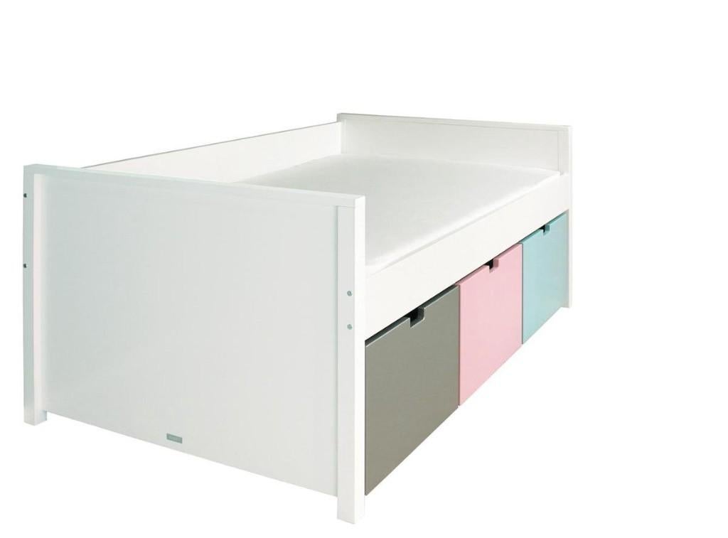 Bopita Bed, Kinderen en Baby's, Kinderkamer | Bedden, Gebruikt, 180 cm of meer, 85 tot 100 cm, Lattenbodem, Ophalen