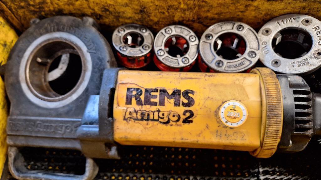 Rems Amigo 2 Electrishce draadsnijmachine draadsnijder tap, ., Ophalen of Verzenden, Zo goed als nieuw, .