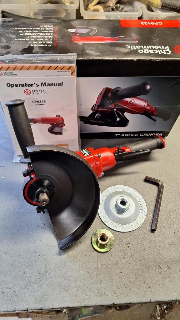 Chicago pneumatic cp9123 haakse slijper luchtslijper, ., Nieuw, Ophalen of Verzenden, .