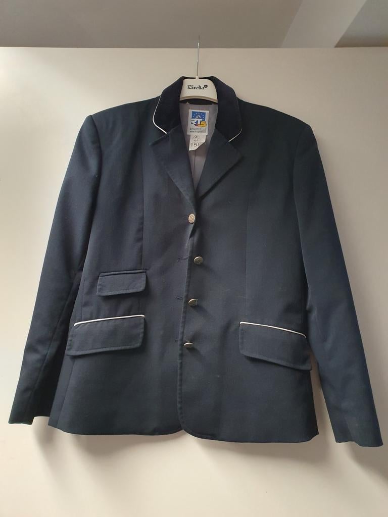 Ruiter jasje. Maat 158. Kleur blauw, Ophalen, Zo goed als nieuw, Maat 34 (XS) of kleiner, Blauw