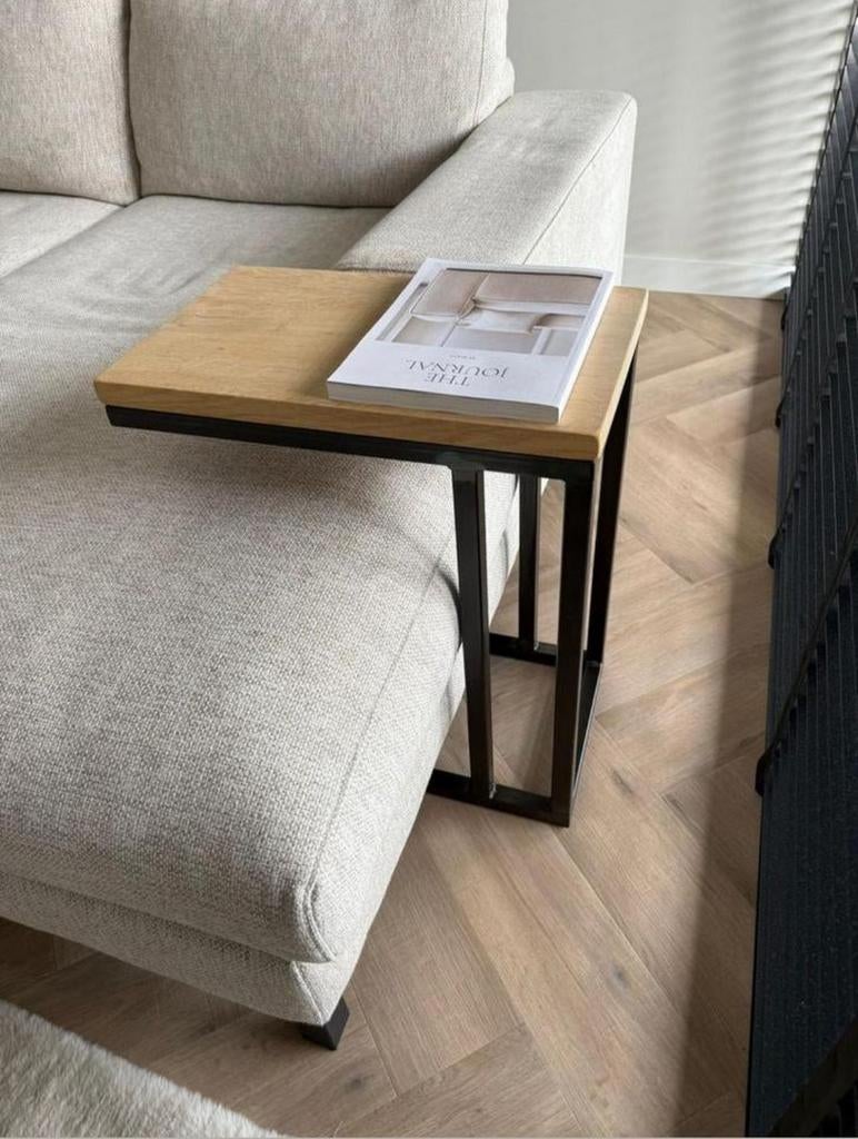 Massief eiken/ mango kwaliteit laptoptafel! Op maat gemaakt, Segers houtwerken, 6065CH 7, Nieuw, Ophalen of Verzenden