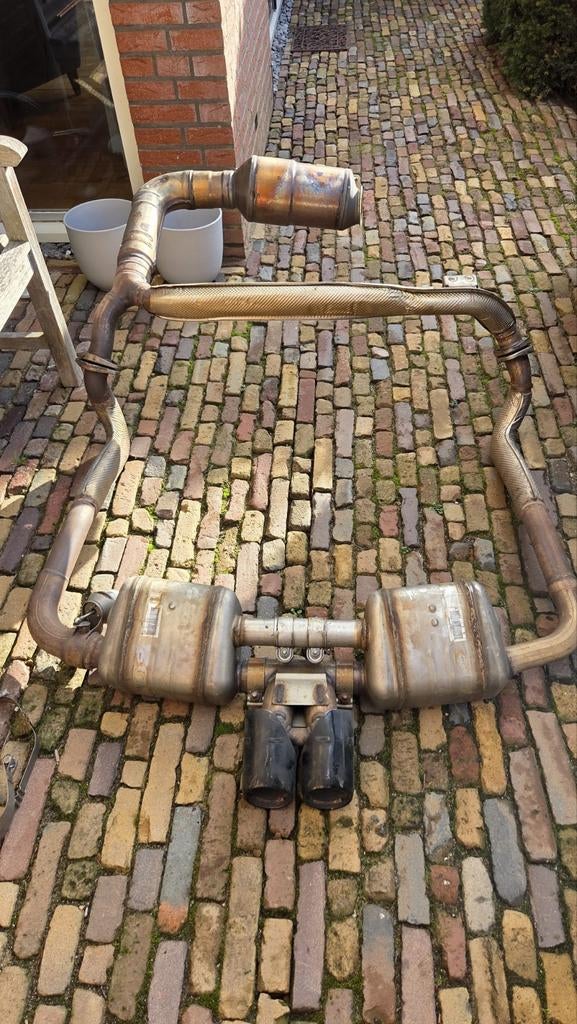 Origineel uitlaatsysteem Porsche 718 Boxter te koop, Auto-onderdelen, Ophalen, Porsche