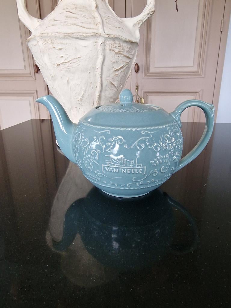 Theepot Van Nelle,vintage, Ophalen of Verzenden, Keramiek, Overige stijlen, Overige typen