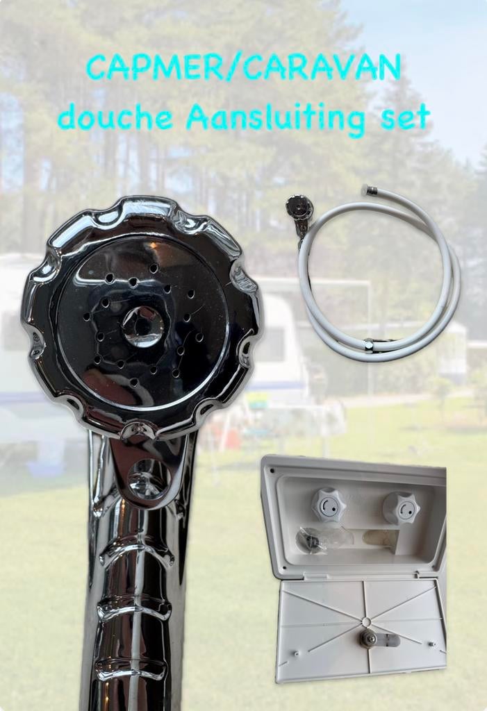 CAPMER/CARAVAN douche Aansluiting set, Ophalen of Verzenden, Nieuw