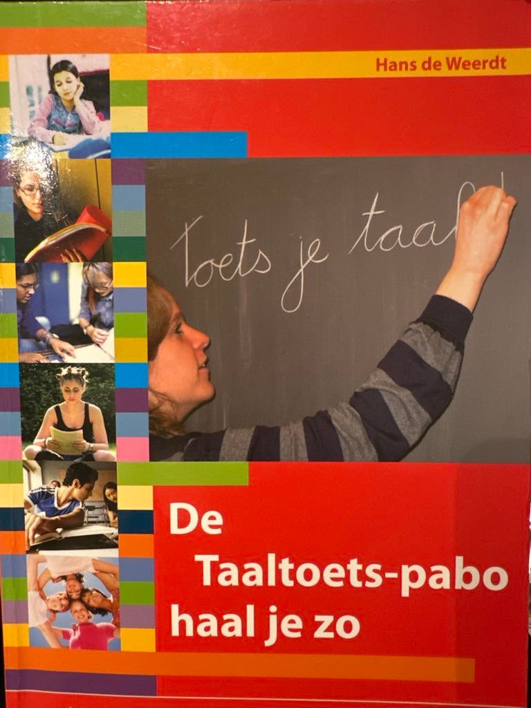 Taaltoets-pabo haal je zo - Hans de Weerdt, Boeken, Ophalen of Verzenden, Alpha, Zo goed als nieuw, HBO