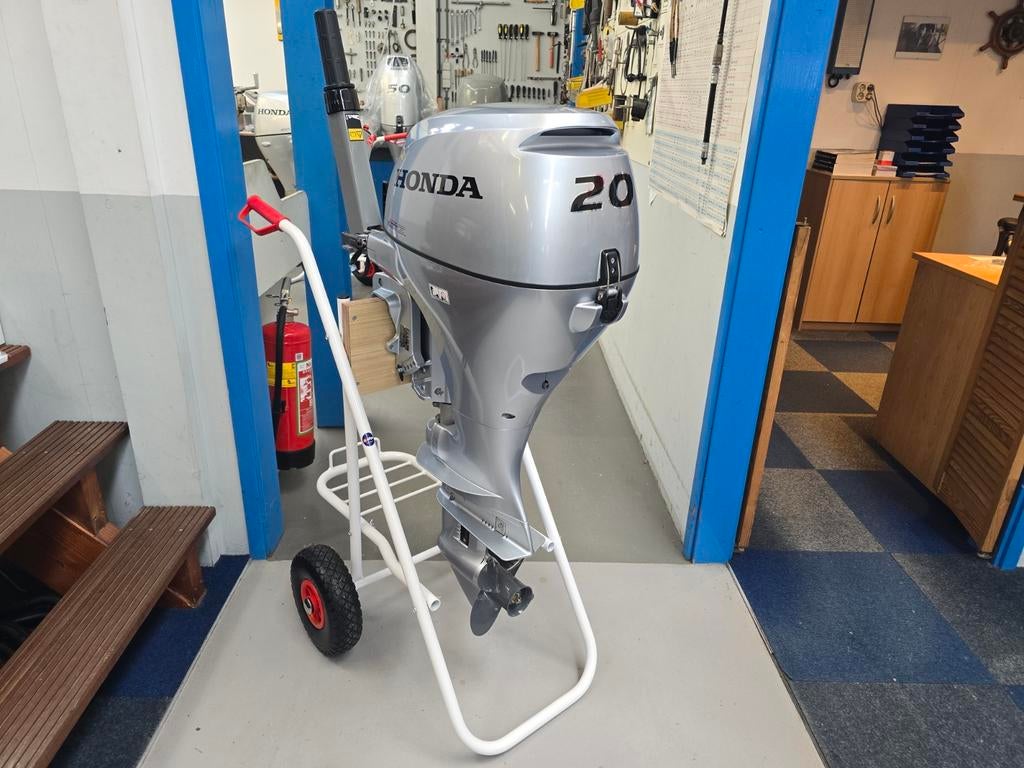 Demo Honda 20 pk 4-takt kortstaart model 2025, Ophalen, 10 tot 30 pk, Viertaktmotor, Zo goed als nieuw