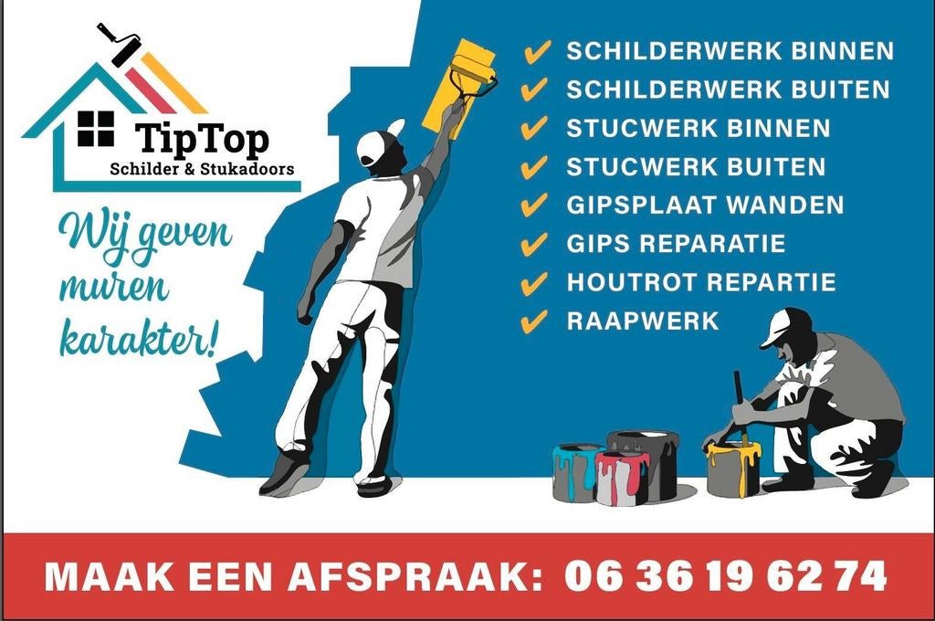 Stukadoor & schilder gezocht?, Diensten en Vakmensen, Klussers en Klusbedrijven