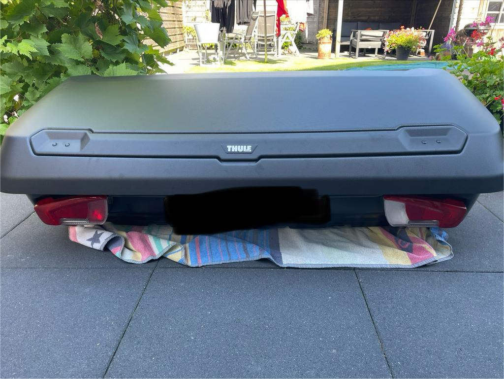 Thule Arcos trekhaakkoffer - 400 liter - Te Huur!, Auto diversen, Bagagerekken, Zo goed als nieuw, Ophalen