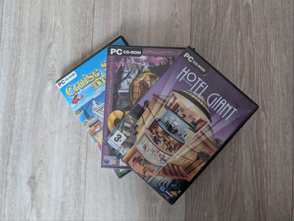 Verschillende pc games, 1 speler, Ophalen