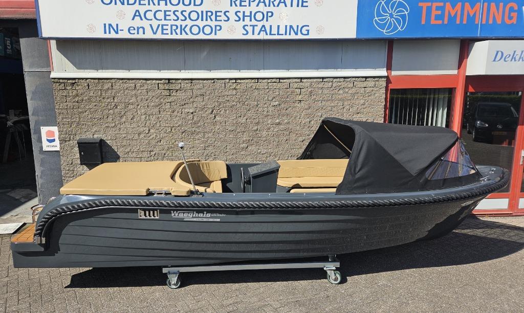 Waeghals 590 Tender, Honda 15pk vaarklaar. div. uitvoeringen, Watersport en Boten, Sloepen, Nieuw, Tender, Coastliner, Bilgepomp