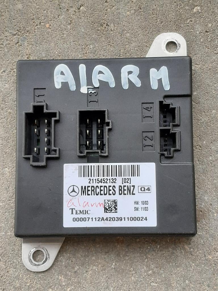 W211 Alarm Siren Control Unit 211542132 getest/goedwerken, Auto diversen, Anti-diefstal, Ophalen of Verzenden, Gebruikt