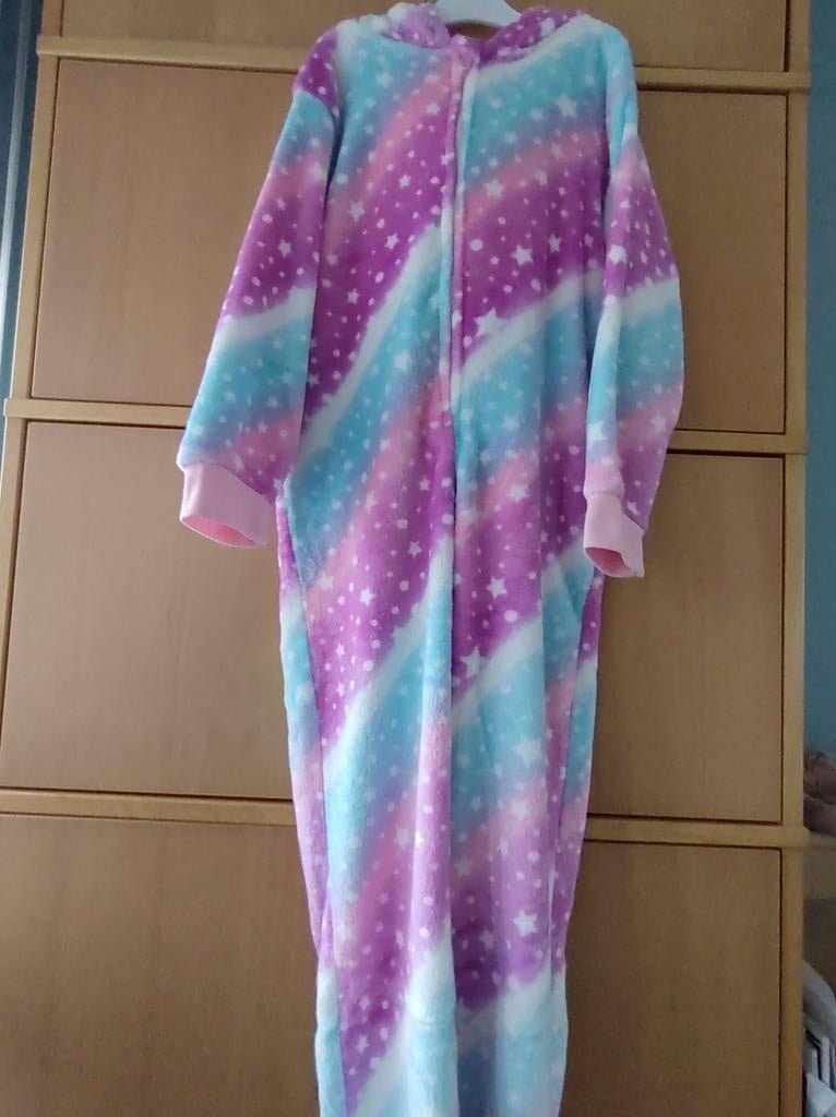 Kinder onesie eenhoorn maat 134-140, Nacht- of Onderkleding, Gebruikt, Meisje, Kruidvat