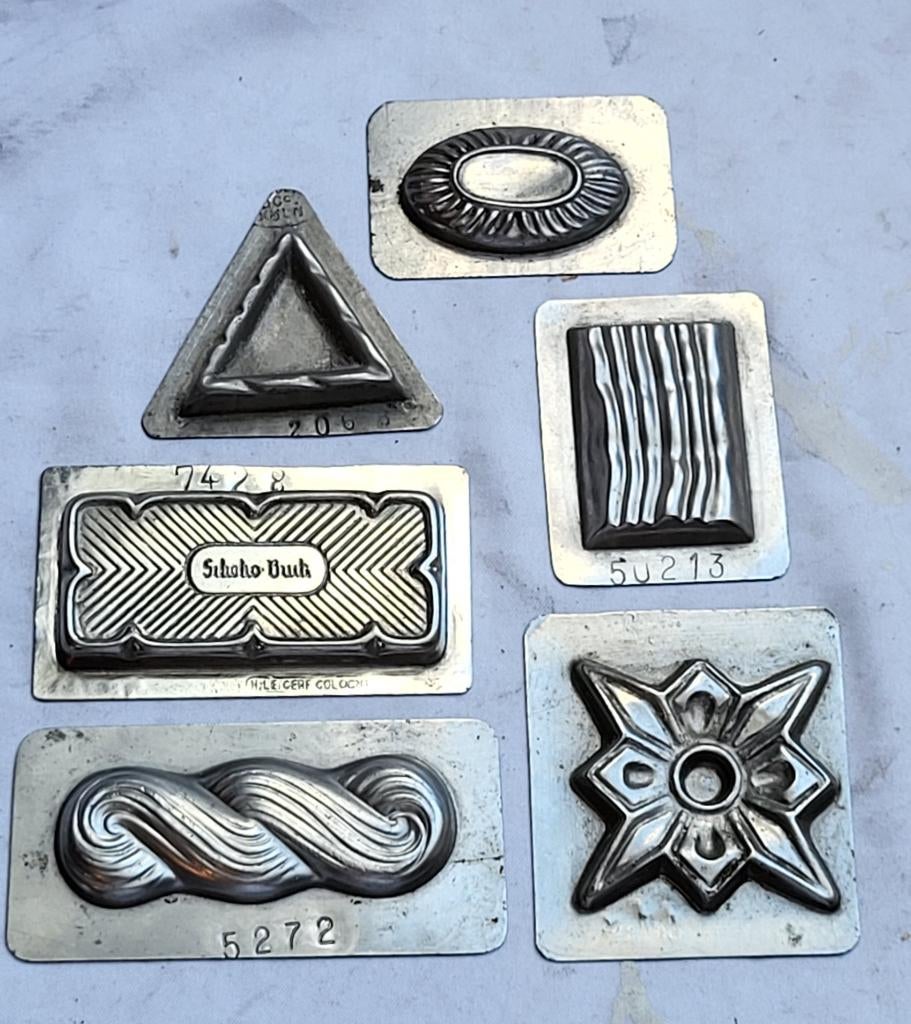Oude bonbon-, chocoladevormen, Antiek en Kunst, Curiosa en Brocante, Ophalen of Verzenden