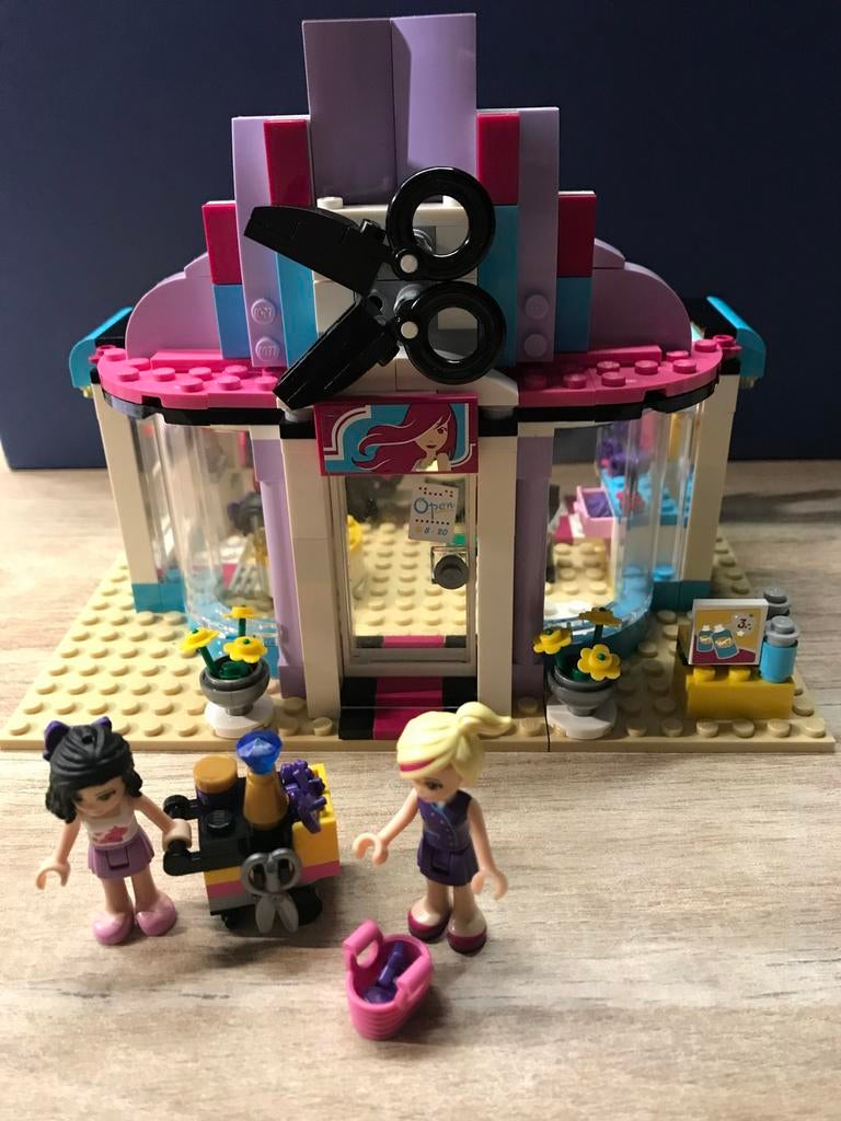 Lego Friends Kapsalon - Complete Set 41093, Ophalen of Verzenden, Zo goed als nieuw, Complete set, Lego