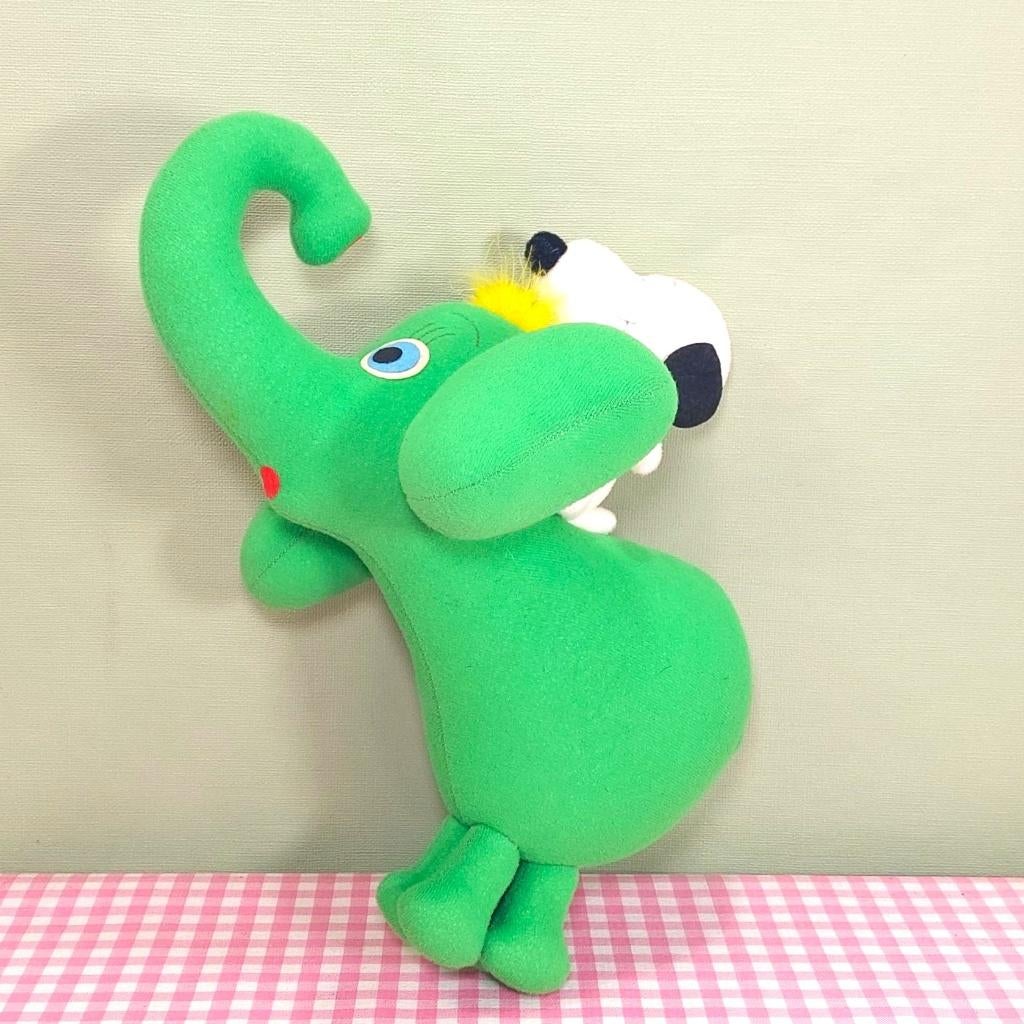 Vintage Snoopy figuur jaren 60 Peanuts knuffel 25 cm hoog, Beeldje of Figuurtje, Onbekend, Snoopy, Ophalen of Verzenden