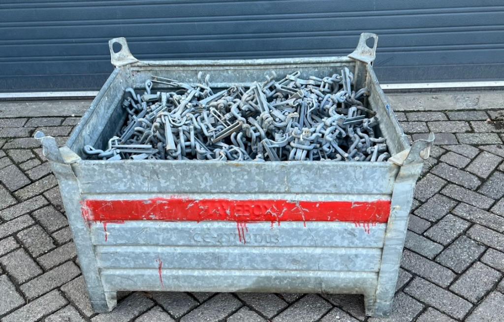 Van Thiel kruisklemmen/draaiklemmen met vaste spie 48.3MM, Ophalen, Gebruikt, Gevelsteiger, 5 meter of hoger