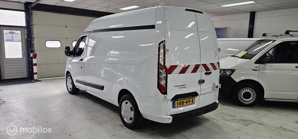 Ford Transit Custom 320 2.0 TDCI L2H2 Trend Airco Cruise, Auto's, Gebruikt, Euro 6, 4 cilinders, Wit