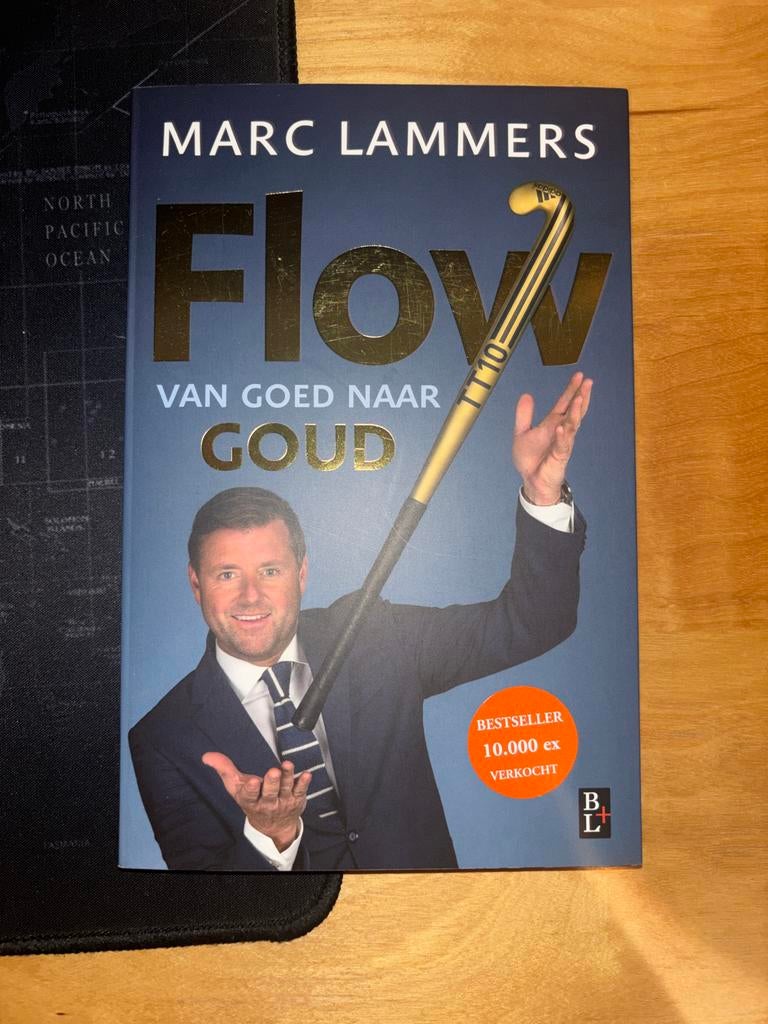 Gesigneerd exemplaar: Marc Lammers - Flow, Ophalen of Verzenden, Zo goed als nieuw, Sport